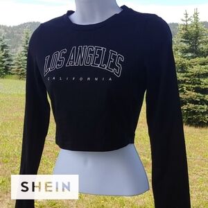 SHEIN Lot of 2 Tops, Size Small, Black